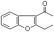 2-乙基-3-乙酰基苯并呋喃分子结构 (CAS 4265-18-3)