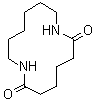 结构式 CAS# 4266-66-4, 1,8-二氮杂环十四烷-2,7-二酮