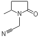 2-Methyl-5-oxo-1-pyrrolidineacetonitrile molecular structure (CAS 426818-01-1)