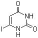 structure of CAS# 4269-94-7, 6-Iodouracil;6-Iodo-1H-pyrimidine-2,4-dione