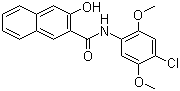 structure of CAS# 4273-92-1, Naphthol AS-LC;C.I. 37555; C.I. Azoic Coupling Component No. 23; 4'-Chloro-3-hydroxy-2',5'-dimethoxy-2-naphthanilide