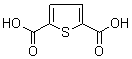 structure of CAS# 4282-31-9, 2,5-Thiophenedicarboxylic acid;Thiophene-2,5-dicarboxylic acid
