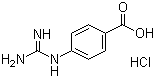 4-Guanidinobenzoic acid hydrochloride molecular structure (CAS 42823-46-1)