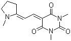 1,3-Dimethyl-5-[2-(1-methylpyrrolidin-2-ylidene)ethylidene]pyrimidine-2,4,6-trione molecular structure (CAS 428519-09-9)