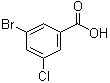 3-Bromo-5-chlorobenzoic acid molecular structure (CAS 42860-02-6)