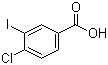 结构式 CAS# 42860-04-8, 4-氯-3-碘苯甲酸