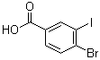 4-Bromo-3-iodobenzoic acid molecular structure (CAS 42860-06-0)