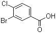 3-Bromo-4-chlorobenzoic acid molecular structure (CAS 42860-10-6)