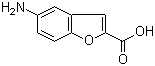 5-氨基-1-苯并呋喃-2-羧酸分子结构 (CAS 42933-44-8)