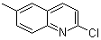 2-氯-6-甲基喹啉分子结构 (CAS 4295-11-8)