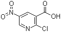 结构式 CAS# 42959-38-6, 2-氯-5-硝基烟酸