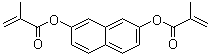 2,7-Naphthylene methacrylate molecular structure (CAS 42980-04-1)