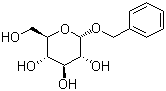 Benzyl alpha-D-glucopyranoside molecular structure (CAS 4304-12-5)