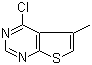 4-Chloro-5-methylthieno[2,3-d]pyrimidine molecular structure (CAS 43088-67-1)