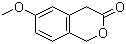 1,4-二氢-6-甲氧基-3H-2-苯并吡喃-3-酮分子结构 (CAS 43088-72-8)