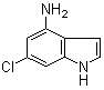 6-Chloro-1H-indol-4-amine molecular structure (CAS 431046-15-0)
