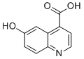 structure of CAS# 4312-44-1, 6-Hydroxyquinoline-4-carboxylic acid