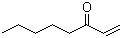 1-Octen-3-one molecular structure (CAS 4312-99-6)