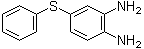 structure of CAS# 43156-48-5, 4-(Phenylthio)-1,2-benzenediamine;4-Phenylsulfenyl-o-phenylenediamine; 4-Thiophenoxy-1,2-phenylenediamine