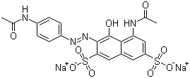 Acid Naphthol Red 6B molecular structure (CAS 4321-69-1)