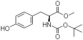Boc-L-Tyrosine methyl ester molecular structure (CAS 4326-36-7)