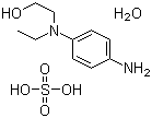 N-乙基-N-(2-羟乙基)-1,4-苯二胺硫酸盐分子结构 (CAS 4327-84-8)