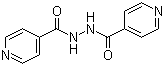 structure of CAS# 4329-75-3, 1,2-Diisonicotinoylhydrazine;N,N'-Diisonicotinoylhydrazine
