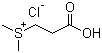 (2-羧乙基)二甲基氯化锍分子结构 (CAS 4337-33-1)