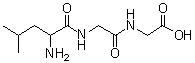 N-(N-DL-亮氨酰甘氨酰)甘氨酸分子结构 (CAS 4337-37-5)