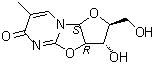 2,2'-Anhydro-1-(beta-L-arabinofuranosyl)thymine molecular structure (CAS 433733-92-7)