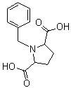 structure of CAS# 433933-93-8, 1-(Phenylmethyl)-2,5-pyrrolidinedicarboxylic acid