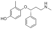 structure of CAS# 435293-66-6, 4-Hydroxyatomoxetine;3-methyl-4-[(1R)-3-(methylamino)-1-phenylpropoxy]phenol