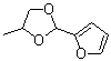 2-(2-呋喃基)-4-甲基-1,3-二氧戊环分子结构 (CAS 4359-54-0)