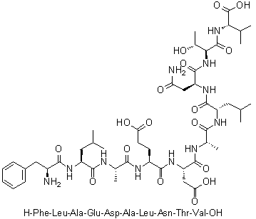 Kinase (phosphorylating), gene EDDR1 protein (human fragment) molecular structure (CAS 436148-27-5)