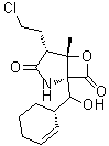structure of CAS# 437742-34-2, NPI 0052;(-)-Salinosporamide A; ML 858; Marizomib; (1R,4R,5S)-4-(2-Chloroethyl)-1-[(S)-(1S)-2-cyclohexen-1-ylhydroxymethyl]-5-methyl-6-oxa-2-azabicyclo[3.2.0]heptane-3,7-dione