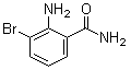 结构式 CAS# 437998-34-0, 2-氨基-3-溴苯甲酰胺