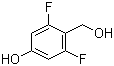 2,6-Difluoro-4-hydroxybenzyl alcohol molecular structure (CAS 438049-36-6)
