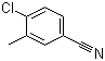 结构式 CAS# 4387-31-9, 4-氯-3-甲基苯甲腈