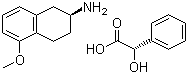 (S)-2-Amino-5-methoxytetralin (S)-mandelate molecular structure (CAS 439133-67-2)