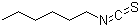 1-Hexyl isothiocyanate molecular structure (CAS 4404-45-9)
