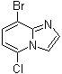结构式 CAS# 442127-52-8, 8-溴-5-氯咪唑并[1,2-a]吡啶