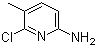 6-Chloro-5-methyl-2-pyridinamine molecular structure (CAS 442129-37-5)