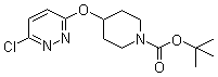 4-[(6-氯-3-哒嗪基)氧基]-1-哌啶羧酸叔丁酯分子结构 (CAS 442199-16-8)