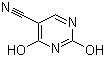 structure of CAS# 4425-56-3, 5-Cyanouracil;2,4-Dihydroxy-5-pyrimidinecarbonitrile; 2,4-Dioxo-1H-pyrimidine-5-carbonitrile