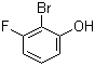 结构式 CAS# 443-81-2, 2-溴-3-氟苯酚