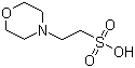 结构式 CAS# 4432-31-9, 2-吗啉乙磺酸