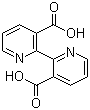 2,2'-联吡啶-3,3'-二羧酸分子结构 (CAS 4433-01-6)