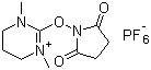 O-Succinimidyl-1,3-dimethylpropyleneuronium hexafluorophosphate molecular structure (CAS 443305-33-7)