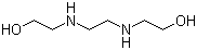 N,N'-Bis(2-hydroxyethyl)ethylenediamine molecular structure (CAS 4439-20-7)
