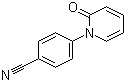 4-(2-氧代-1(2H)-吡啶基)苯腈分子结构 (CAS 444002-96-4)